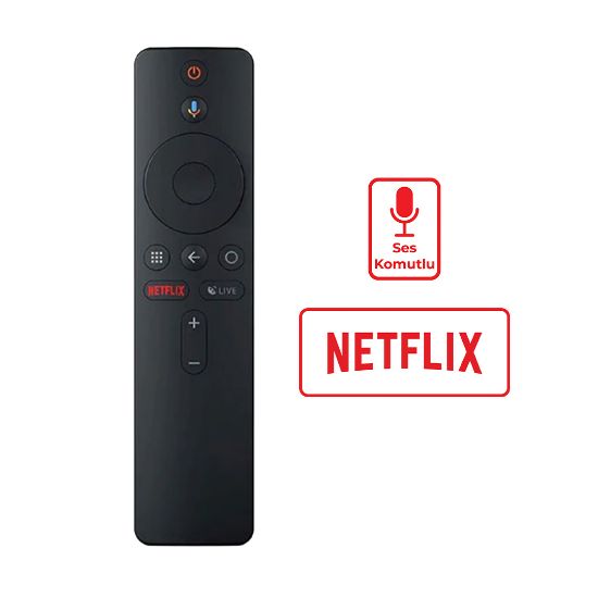 WEKO KR XIAOMI MI BOX S NETFLIX TUŞLU 4K ANDROİD TV BOX KUMANDA HRM1790 resmi