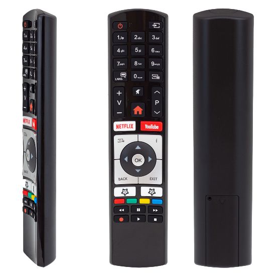 WEKO KL VESTEL RC4318 H0362A NETFLIX-YOUTUBE TUŞLU TV KUMANDA YAZISIZ (30100823) resmi