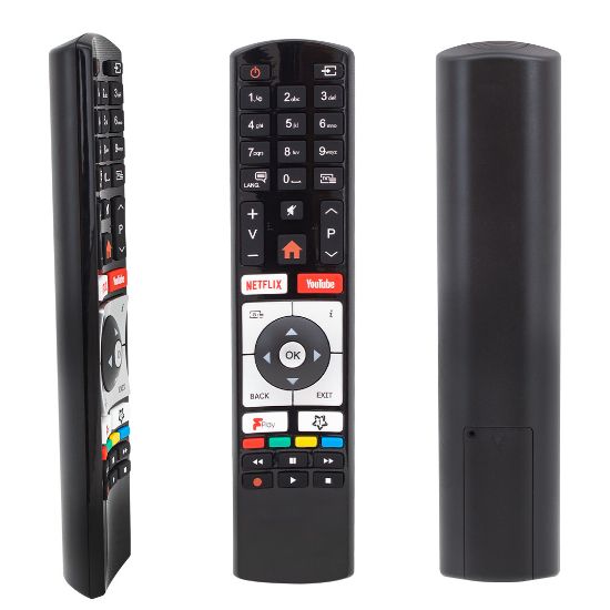 WEKO VESTEL RC4319 H0362B NETFLIX-YOUTUBE TUŞLU YAZISIZ TV KUMANDA 30100830 resmi