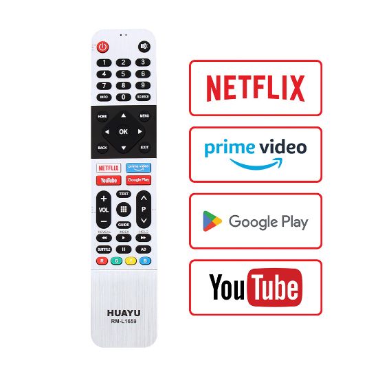 WEKO KL ARÇELİK-BEKO-GRUNDIG NETFLIX-YOUTUBE-PRIME VIDEO-GOOGLE PLAY TUŞLU SES KOMUTLU LCD LED TV KUMANDA resmi
