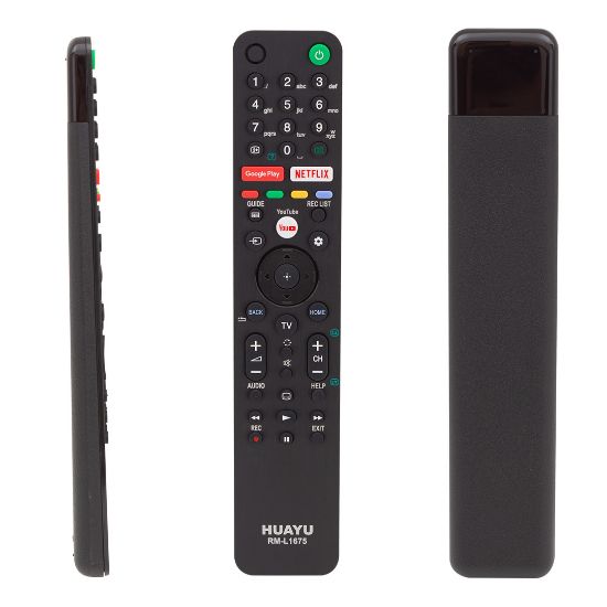HUAYU KL SONY RM-L1675 NETFLIX-YOUTUBE-GOOGLE PLAY TUŞLU BLİSTERLİ LCD LED TV KUMANDA resmi
