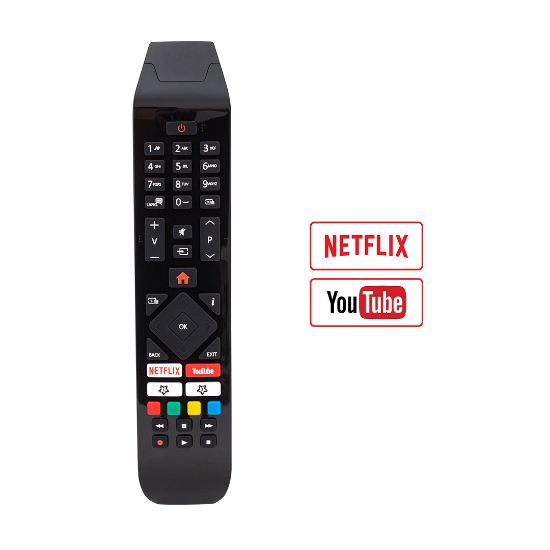 WEKO KL VESTEL RC43140 NETFLIX-YOUTUBE TUŞLU YAZISIZ LCD LED TV KUMANDA resmi