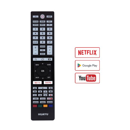 HUAYU KL TOSHIBA URC1586  NETFLIX-YOUTUBE-GOOGLE PLAY TUŞLU UNIVERSAL LCD-LED TV KUMANDA resmi