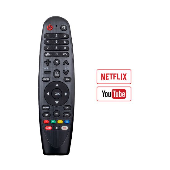 FULLY KL TELENOVA YOUTUBE-NETFLIX TUŞLU LCD-LED SES KOMUTSUZ TV KUMANDA resmi