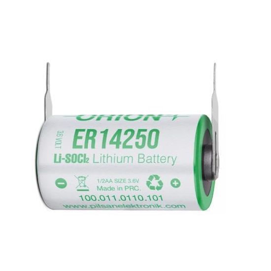 ORION ER14250 H 1/2AA 3.6V 1200MAH KISA BOY PUNTALI LİTYUM PİL resmi