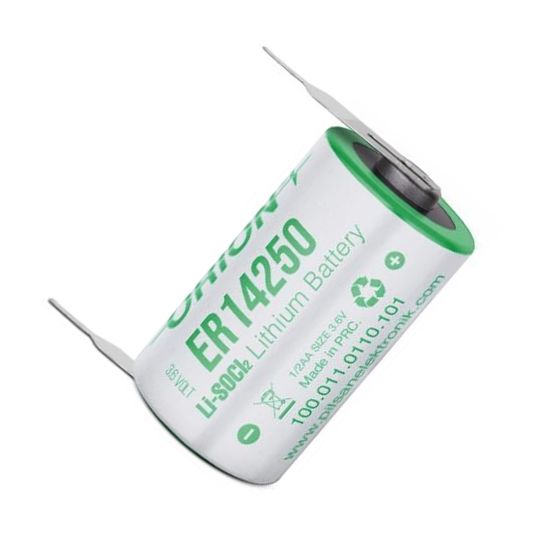 ORION ER14250 H 1/2AA 3.6V 1200MAH KISA BOY PUNTALI LİTYUM PİL resmi