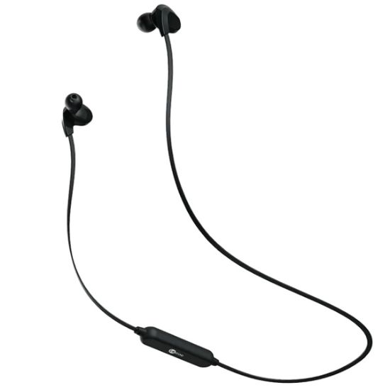 LENOVO LECOO ES204 BOYUN BANTLI MİKROFONLU KULAK İÇİ BLUETOOTH KULAKLIK SİYAH resmi