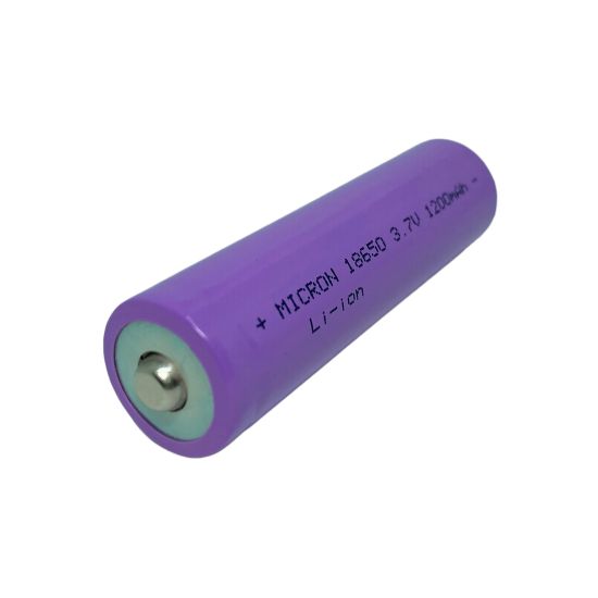 MICRON INR18650 3.7V 1200 MAH LI-ON 18650 BAŞLIKLI SARJ EDİLEBİLİR PİL resmi