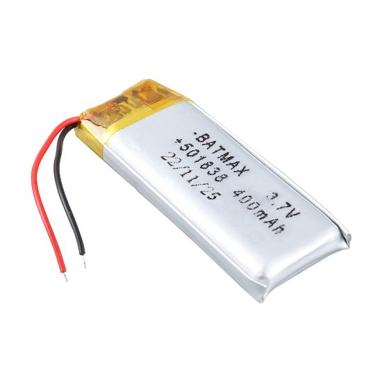 POWERMASTER 501838 3.7 VOLT 400 MAH LİTYUM POLİMER PİL resmi