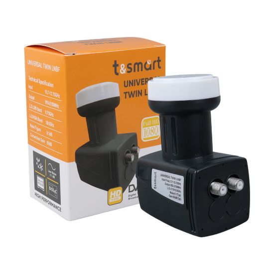 TSMART ULTRA HD 4K UNIVERSAL TWIN ÇİFTLİ LNB 0.1DB resmi
