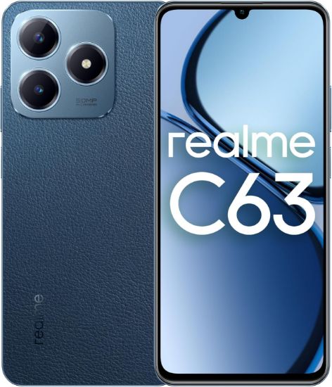 REALME C63 256GB 8GB RAM MAVI CEP TELEFONU resmi