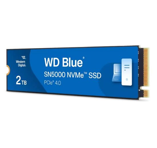 2TB WD BLUE M.2 NVMe SN5000 5150/4850MB/s WDS200T4B0E GEN4 SSD resmi