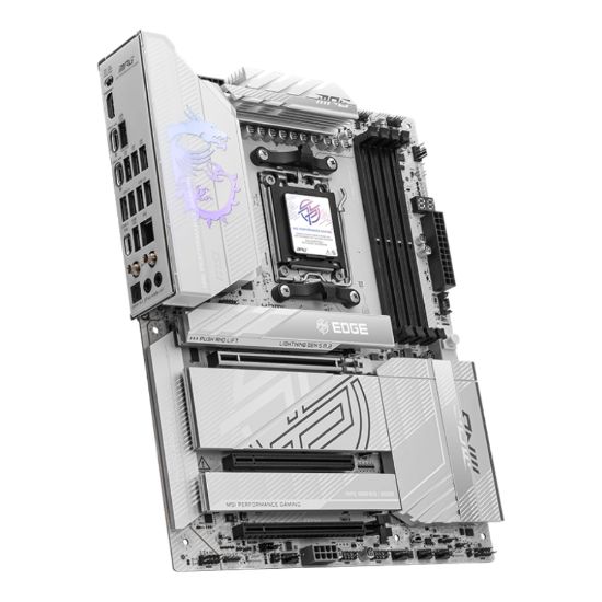 MSI MPG X870E EDGE TI WIFI AM5 DDR5 8400MHZ(OC) USB4 4x M.2 HDMI 5G LAN WIFI 7 RGB ATX resmi