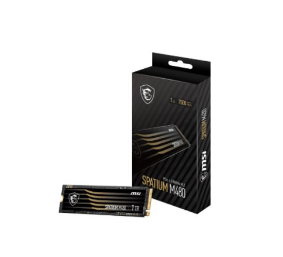 1TB MSI SSD SPATIUM M480 PRO PCIE 4.0 NVME M.2 7400/6000MB/s resmi