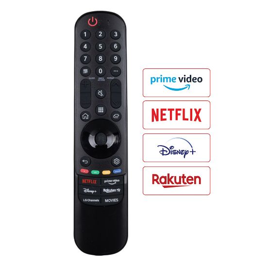 WEKO KL SES KOMUTSUZ LG MR21GA AKB76039904 NETFLIX-PRIME VIDEO-DISNEY+ TUŞLU  LCD-LED TV KUMANDA resmi