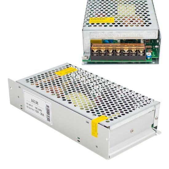 FULLY O-1613E 12 VOLT - 20 AMPER GENİŞ METAL KASA ADAPTÖR resmi