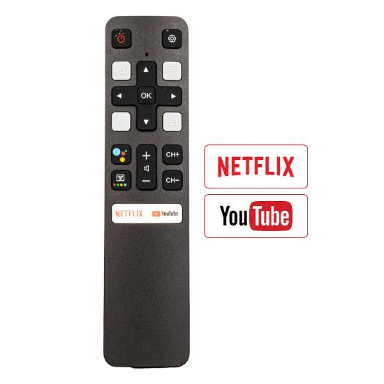 WEKO KL TCL RC802V FNR1/HTC120 NETFLIX-YOUTUBE TUŞLU LCD LED TV KUMANDA resmi