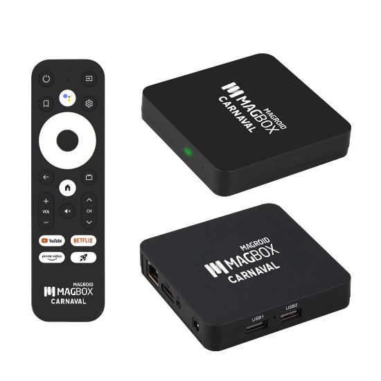 MAGBOX MAGROID CARNAVAL 2 GB RAM 16 GB HDD 4K ULTRA HD ANDROID BOX (ANDROID 14) (SES KOMUTLU KUMANDA) resmi