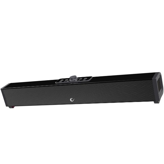RAMPAGE RM-1 SOUNDWAVE PLUS SİYAH 2X15 WATT+34 WATT BT+USB+AUX+TF KARTLI GAMİNG SOUNDBAR resmi