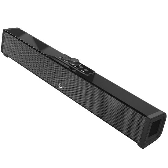 RAMPAGE RM-1 SOUNDWAVE PLUS SİYAH 2X15 WATT+34 WATT BT+USB+AUX+TF KARTLI GAMİNG SOUNDBAR resmi