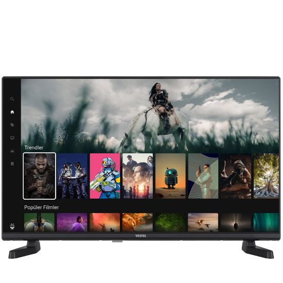VESTEL 32HT9740 HD 32" 82 EKRAN UYDU ALICILI SMART resmi