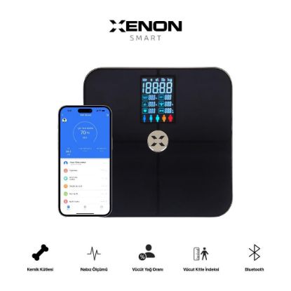 XENON SMART X8702 NABIZ OLCUMLU DIJITAL BASKUL resmi