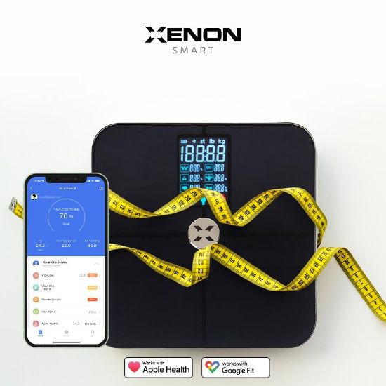 XENON SMART X8702 NABIZ OLCUMLU DIJITAL BASKUL resmi