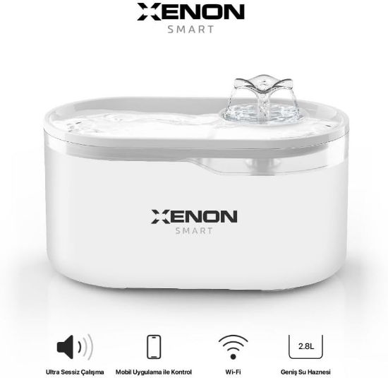 XENON SMART WIFI DESTEKLI KEDI SU PINARI X8650_M1 resmi