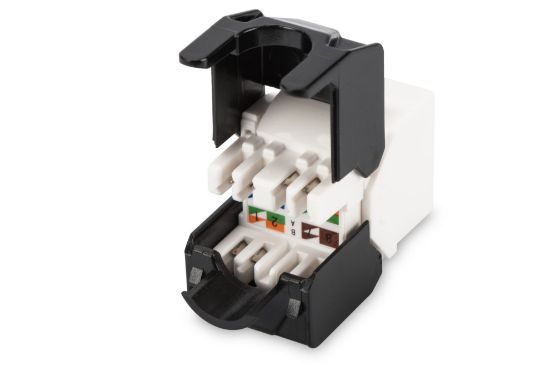 DIGITUS DN-93603 CAT6 CLASS E KEYSTONE JACK, ZIRHSIZ, ALETSİZ SONLANDIRILABİLİR resmi