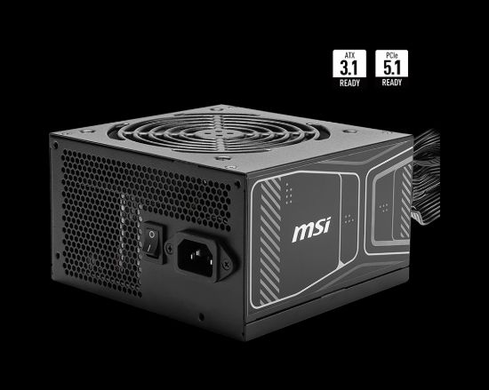 MSI MAG A850GN PCIE5 850W 80+ GOLD PSU NON-MODULAR resmi