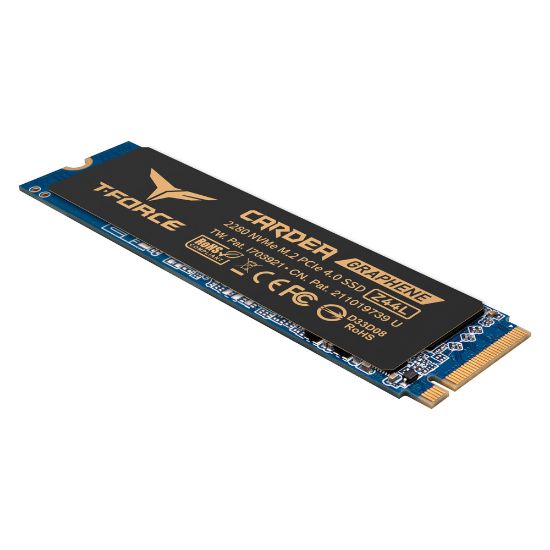 Team T-Force CARDEA Z44L 2TB Gen4x4 3500/3000MB/s NVMe PCIe M.2 SSD Disk (TM8FPL002T0C127) resmi