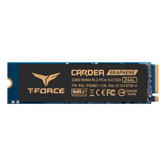 Team T-Force CARDEA Z44L 2TB Gen4x4 3500/3000MB/s NVMe PCIe M.2 SSD Disk (TM8FPL002T0C127) resmi