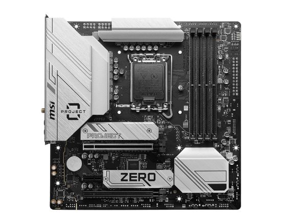 MSI B760M PROJECT ZERO 1700 DDR5 7800MHZ MATX resmi