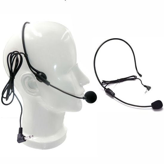 OSAWA OSW W-1 KABLOLU 3.5 MM JACK HEADSET TELSİZ KAFA MİKROFONU resmi