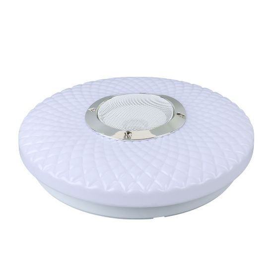 POWERMASTER PM-27329 BEYAZ 30*6 CM 24 WATT BLUETOOTH HOPARLÖRLÜ TAVAN AYDINLATMA resmi