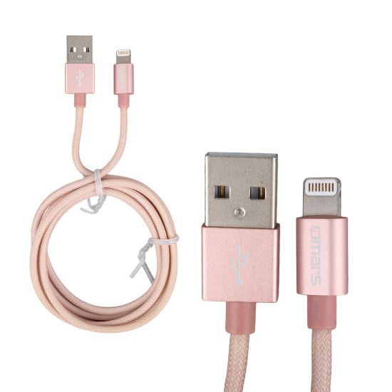OMARS OMLT040RGLPB 5 VOLT-2.4 AMPER USB LIGHTNING KABLO resmi
