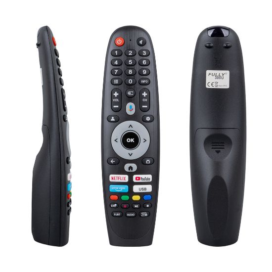 FULLY KL ALTUS NETFLIX - YOUTUBE - PRIME VIDEO TUŞLU SES KOMUTSUZ LCD LED TV KUMANDA  (25448=26022) resmi