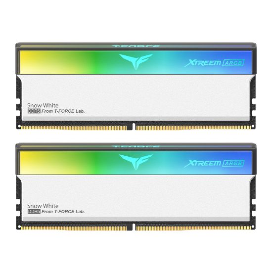 Team T-Force XTREEM ARGB White 32GB 2x16GB 6000MHz DDR5 Gaming Ram (FFAD532G6000HC30DC01) resmi