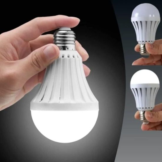 POWERMASTER PM-25221 E27-220V 5W 6500K ŞARJLI BEYAZ LED AMPUL resmi
