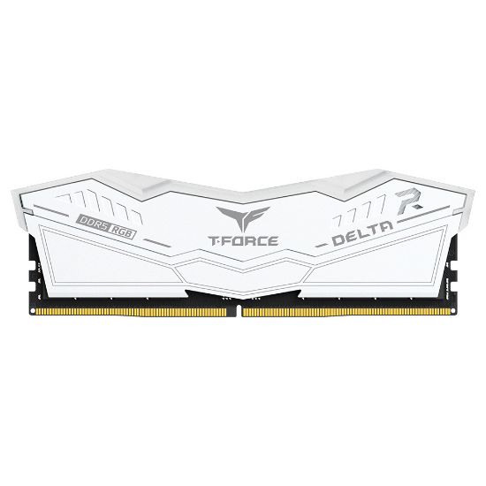 Team T-Force DELTA RGB Beyaz 32GB(2x16GB) 5600MHz DDR5 CL38 Gaming Ram (FF4D532G5600HC38GDC01) resmi