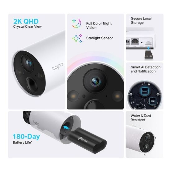 TP-LINK TAPO C420S2 KABLOSUZ GUVENLIK KAMERASI resmi