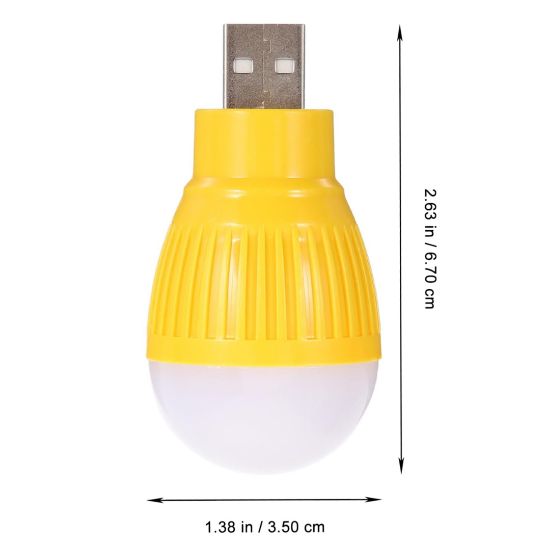 USB GECE LAMBASI MİNİ AMPUL resmi