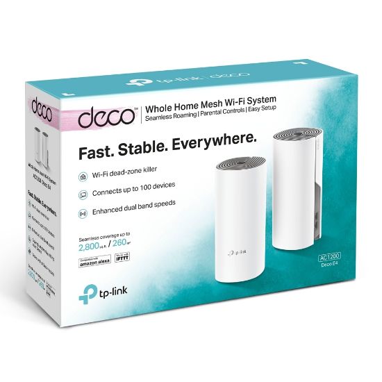 TP-LINK DECO E4 AC1200 2PORT ACCESS POINT(İKİLİ PAKET) resmi