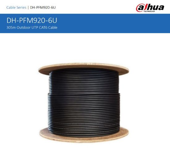 DAHUA DH-PFM920-6UN UTP DIŞ ORTAM CAT6 BAKIR KABLO resmi