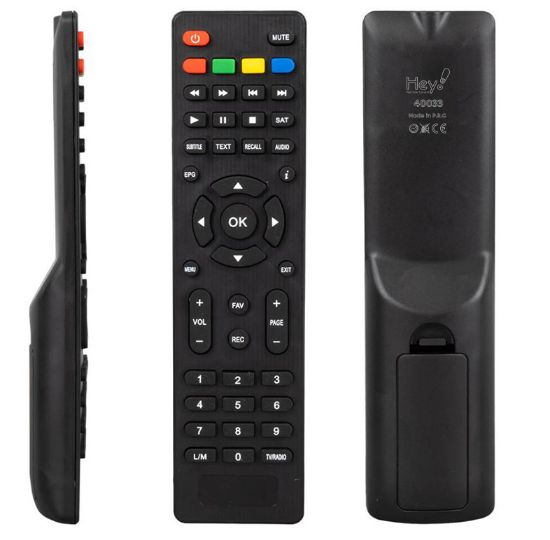 HEY KR MYSAT * MOONSTAR MS-3000 FULL HD LM TUŞLU UYDU ALICI KUMANDASI (40033=21830) resmi