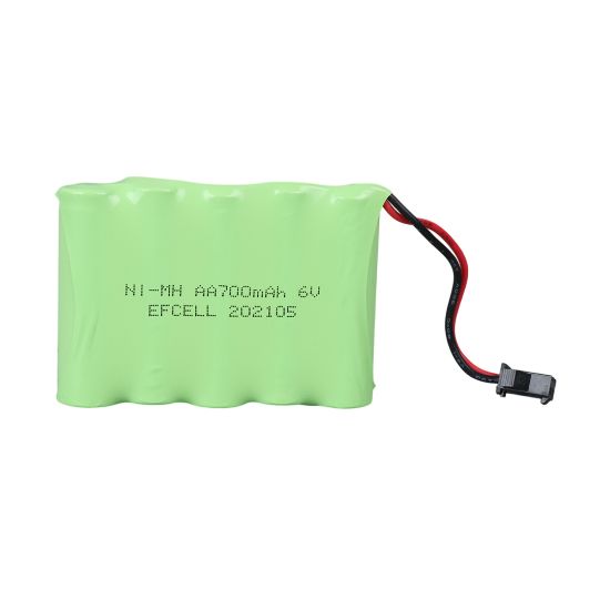 EFCELL EF-60700S  6 VOLT AA 700MAH 5Lİ SARJ EDİLEBİLİR OYUNCAK PİLİ (202105) resmi