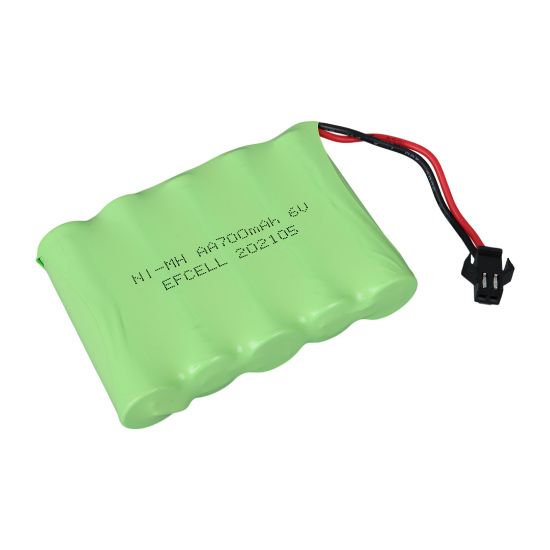 EFCELL EF-60700S  6 VOLT AA 700MAH 5Lİ SARJ EDİLEBİLİR OYUNCAK PİLİ (202105) resmi