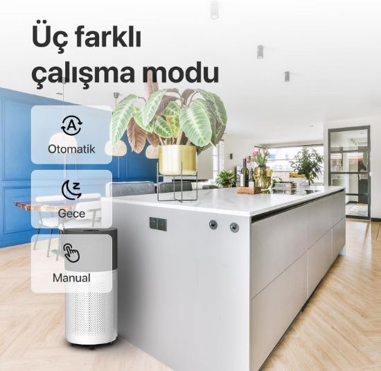 XENON SMART X7420 M0 AKILLI HAVA TEMIZLEYICI GRI resmi