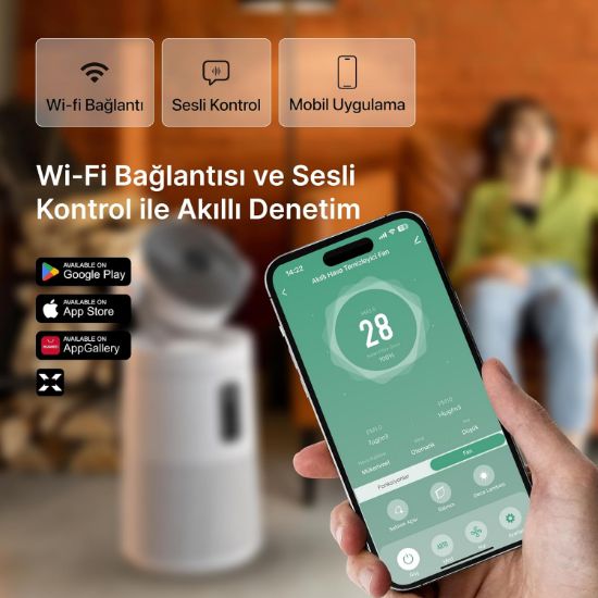 XENON SMART AKILLI HAVA TEMIZLEYICI FAN X7422 resmi