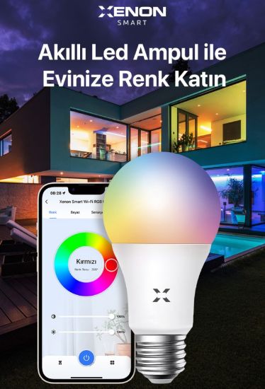 XENON SMART WI-FI LED AKILLI RGB AMPUL X7021 resmi